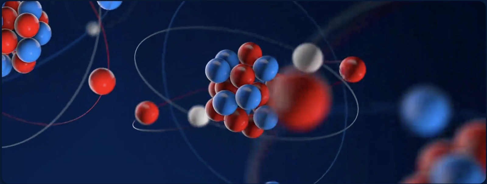 Moleculen/atomen — sfeerbeeld PEMF-technologie